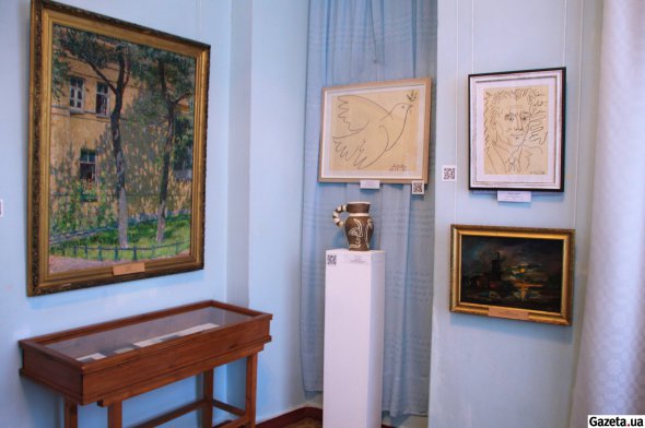 У Пархомівському музеї зберігаються чотири работи французького художника Пабло Пікассо