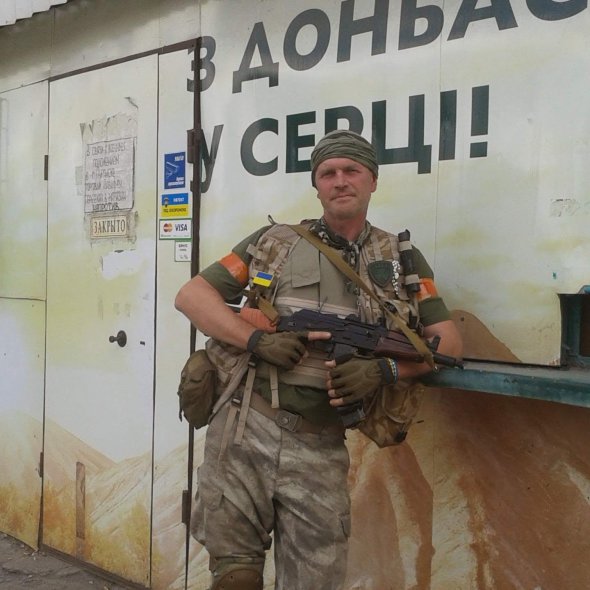 В составе 2-й афганской роты "Айдара" Владимир Правосудов прошел самые тяжелые бои 2014 года
