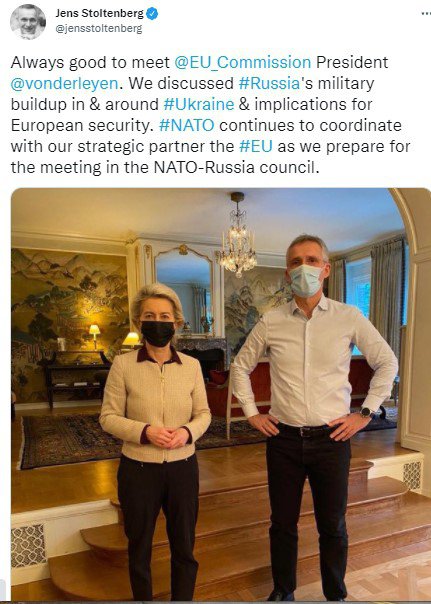 Зустріч лідерів відбулася перед переговорами НАТО з Росією.