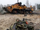 У Новій Басані на Чернігівщині український танк воював з колоною бронетехніки ворожої армії