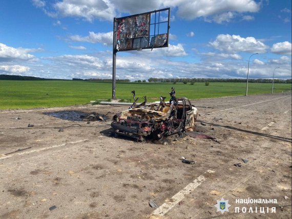 На околицях Харкова в напрямку села Циркуни знайшли розбиту техніку