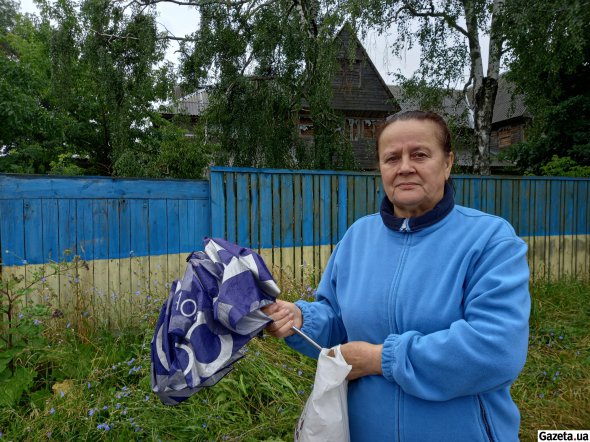 Ольга Блаженко не виїжджала із села. Найбільше боялася не росіян, а обстрілів