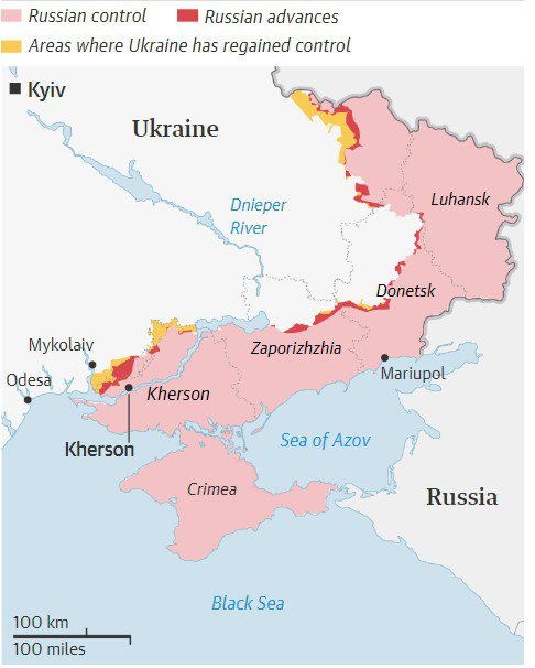 Окуповані частини України 