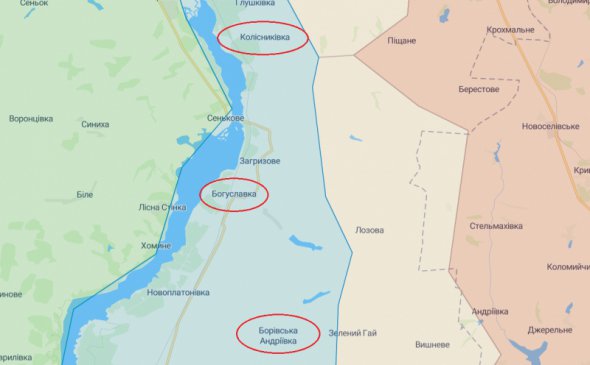 Запорожская область карта боевых действий на сегодня освобожденные территории