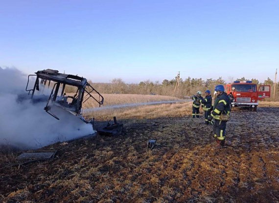 На Херсонщині трактор підірвався на міні