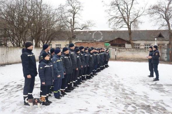 Патрон опублікував фото з ранкового шикування, на яких він був присутній зі своїми колегами