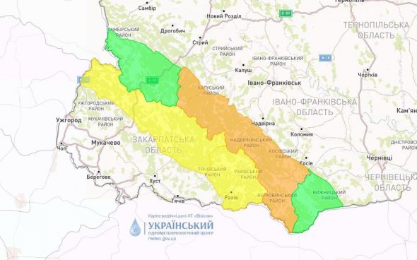 Сьогодні та завтра в Карпатах ймовірні лавини