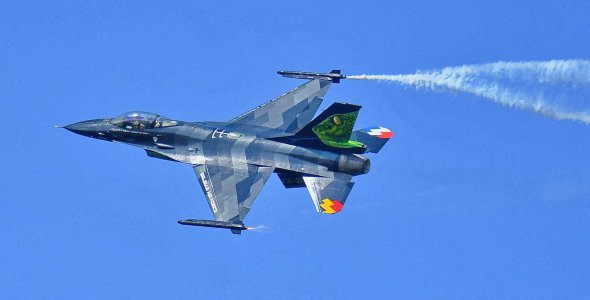  F-16 під час авіашоу у Франції, 30 травня 2023 року 