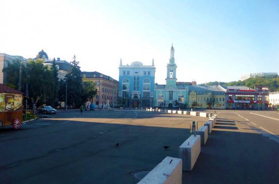У столиці Контрактова площа частково стала пішохідною