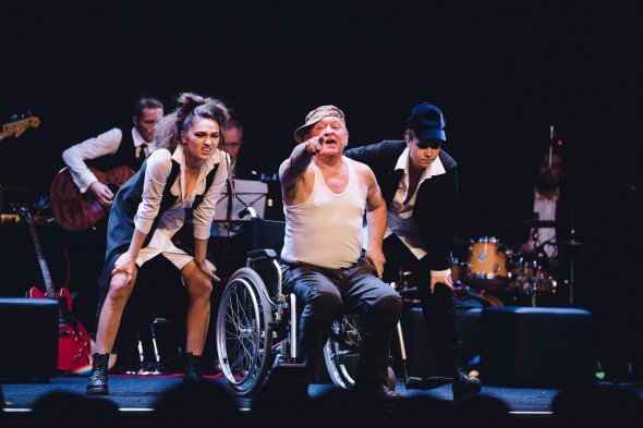 В Києві на Малій сцені концертного комплексу Stereo Plaza відбувся показ музично-драматичної вистави "Суд над Джоном Дем'янюком"