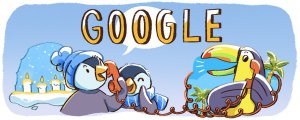Гугл поздравил украинцев праздничным дудлом. Фото: google.ua