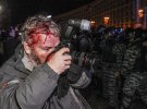 1 декабря митингующие перед силовиками