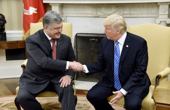 Зустріч Петра Порошенка з Дональдом Трампом у червні 2017 року