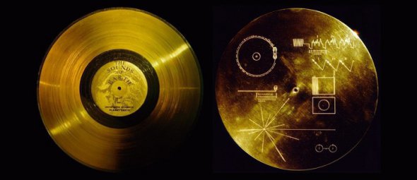 Золотые пластины с посланием для инопланетных цивилизаций