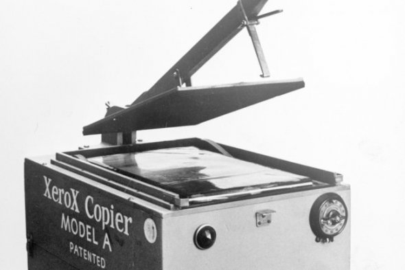 Один з перших копіювальних апаратів.
