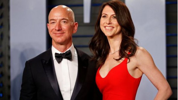   Jeff Bezos and his wife, Mackenzie Bezos, have been married for nearly 25 years. 