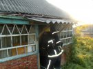 У Нових Санжарах горів приватний будинок