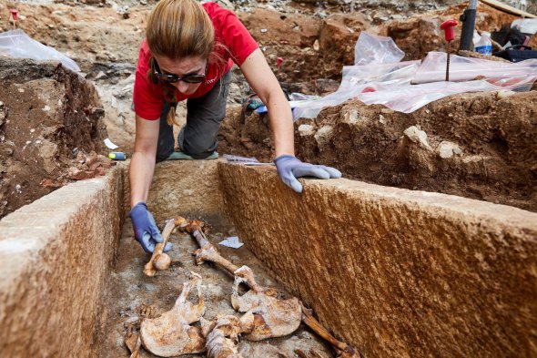 У Франції знайшли саркофаг епохи Меровінгів V-VIII ст.