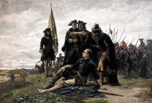 Густав Седерстерм. Мазепа та Карл XII після Полтавської битви