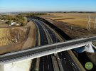 Завершили бубдівництво частини автодороги М-03 Київ-Харків у Великобагачанському районі — обхід села Красногорівка