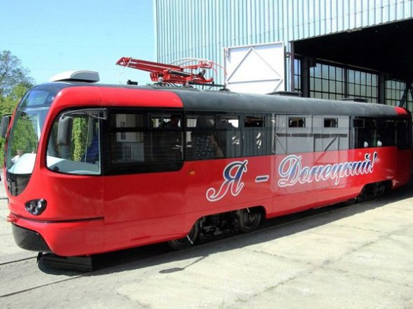 Перший запуск трамваю був провалений, тому трамваї відправили на доопрацювання. Фото: fakty.ua