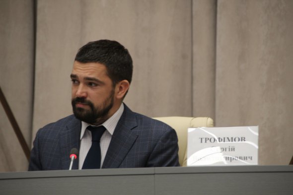 Заместитель председателя Офиса президента Украины Сергей Трофимов официально представил в Полтаве нового председателя ОГА Олега Синегубов