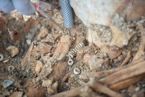 У Франції виявили давній храм із масовим похованням