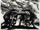 Аркан, 1960, ліногравюра