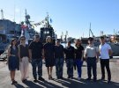 На буксирі підняли кримськотатарський прапор