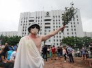 У Хабаровську продовжуються протести. Фото: Reuters