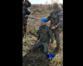 Показали видео задержания российского оккупанта Косяка
