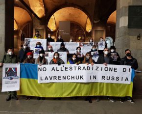 У Мілані відбулася акція на підтримку українського режисера