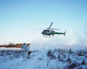 Французские вертолеты Airbus вылетели на патрулирование украинской границы: яркие кадры
