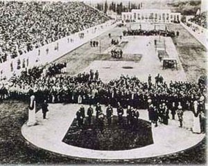 На відкритті першої Олімпіади було 80 тис. глядачів