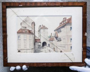 Картину Гитлера купили за 75 центов на рынке