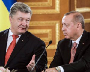   The meeting between the Ukrainian and Turkish Presidents began 