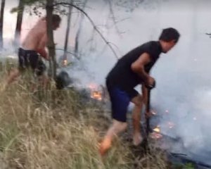 Українці врятували польське село від пожежі
