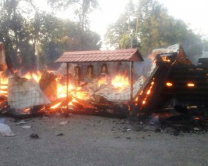Вщент згоріла російська церква