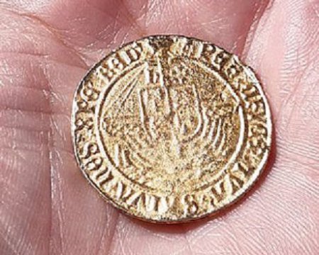 Велика Британія: Аманда Джонстон знайшла на подвір'ї золоту монету ...